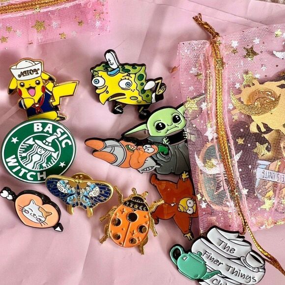 Mystery Bags - PIN EDITION  Each Blind Bag comes with 3 RANDOM pins!  Once you p - Picture 2 of 3